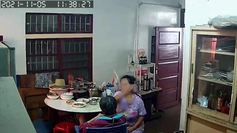 Indonesian caregiver recorded beating elderly woman in western Taiwan
