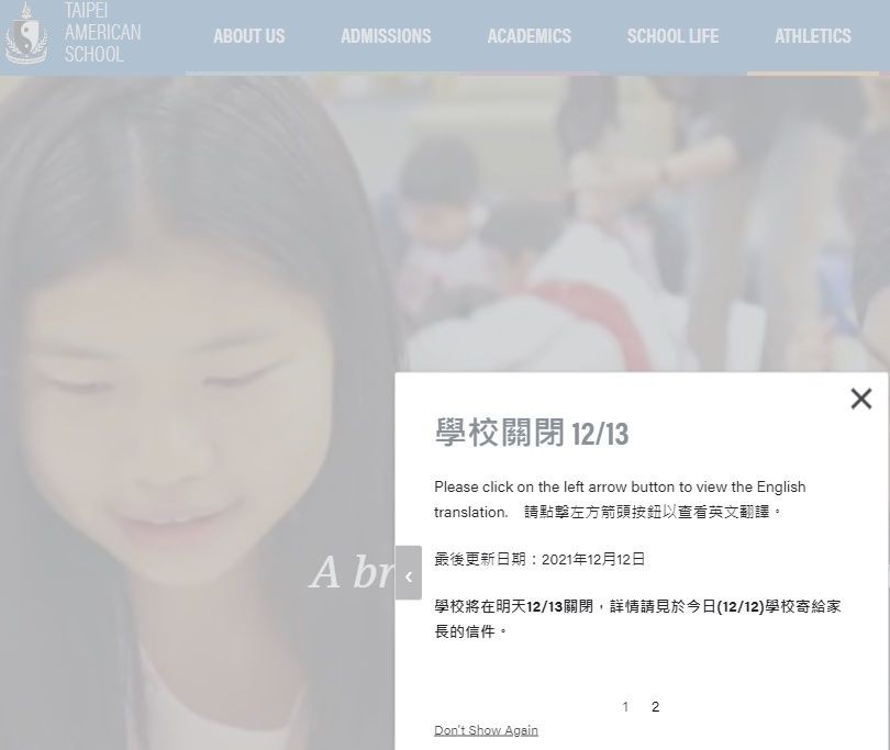 Taipei American School closed over shooting threat