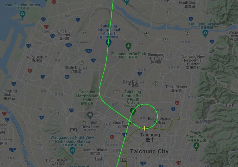 Globe-trotting teen pilot flies over Taiwan Air Force base