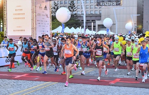 Ethiopian runners win Taipei Marathon 2021