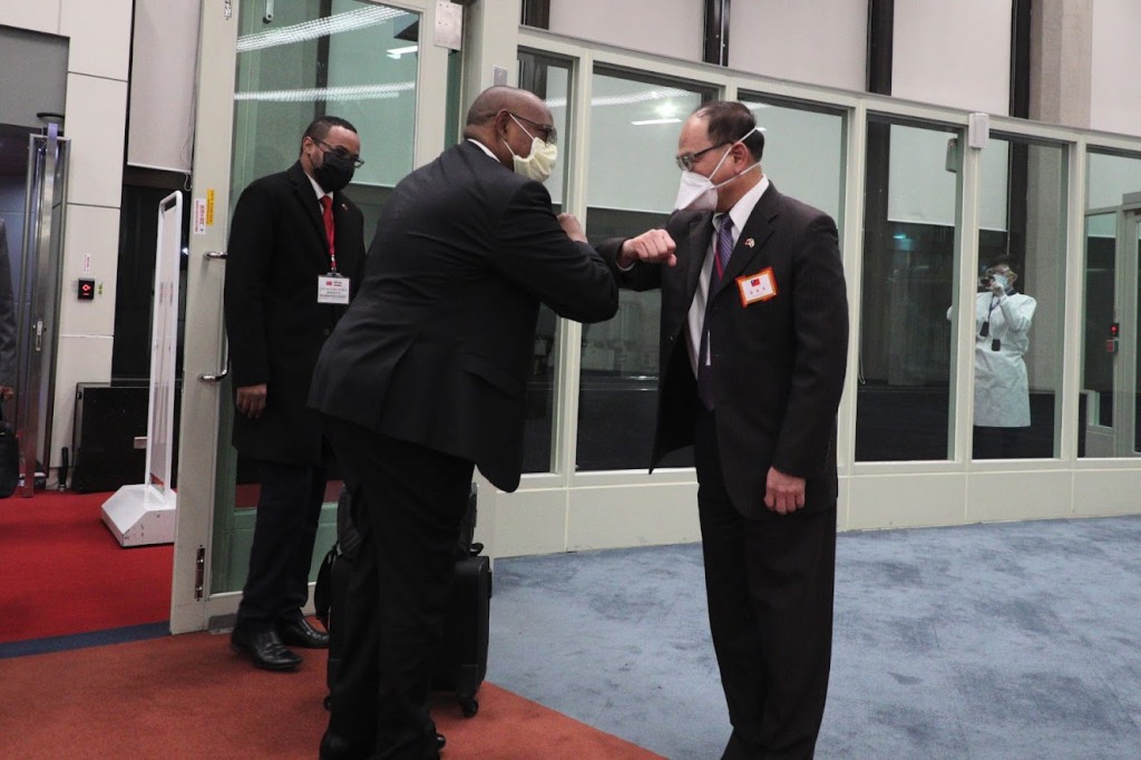 【最新】蔡總統上午在總統府　接見來台灣訪問的索馬利蘭外長一行