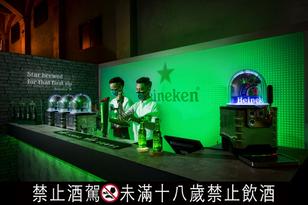 Heineken Taiwan pop-up museum features immersive experience