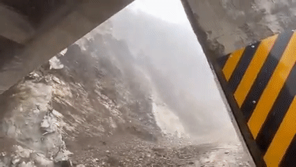 Taiwan’s Central Cross-Island Highway blocked by major landslide