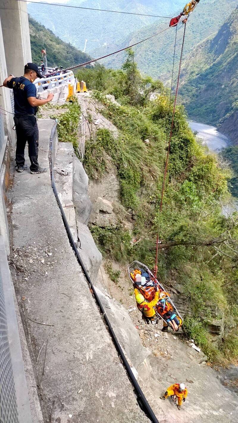 Woman survives 70-meter fall down mountain slope in southern Taiwan