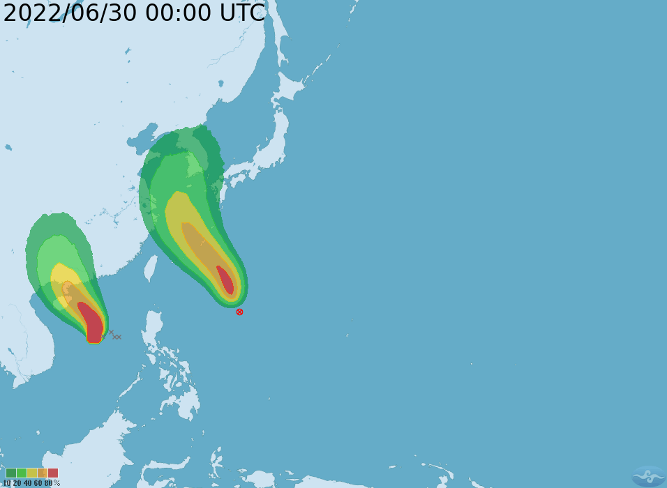 Twin tropical cyclones bringing 'very unstable weather' to Taiwan for 4-5 days