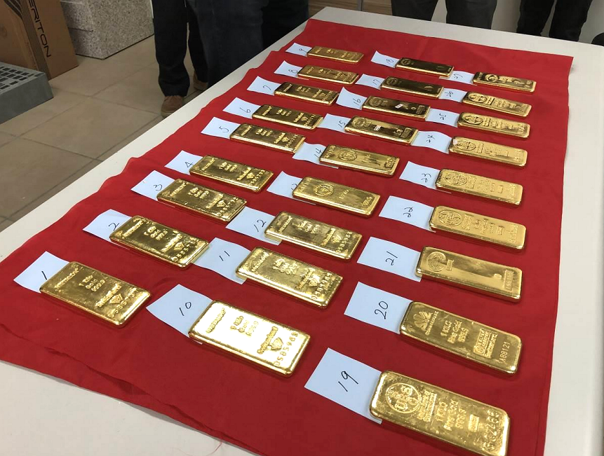 Gold bullion worth NT$50 million put up for auction in Taiwan