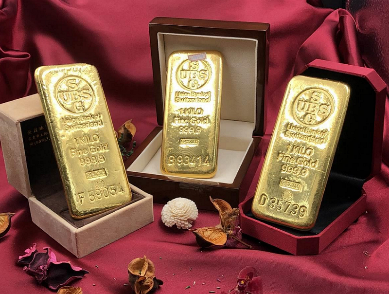 Gold bullion worth NT$50 million put up for auction in Taiwan