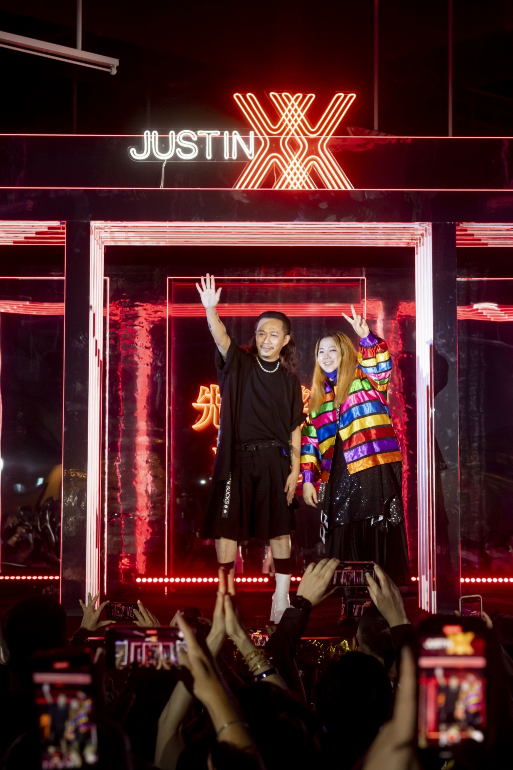 Taiwan's Justin Chou pays tribute to pop icons with fashion show