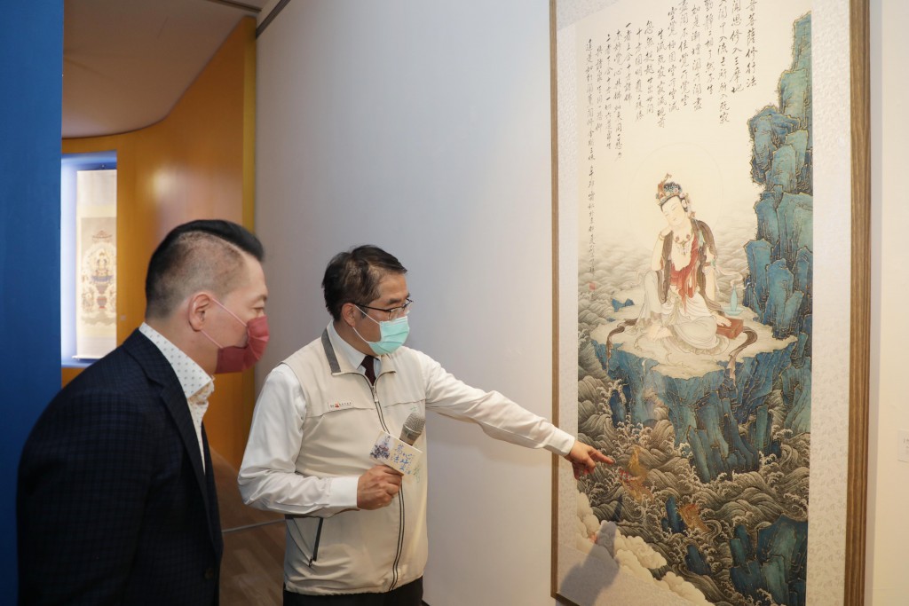當代佛畫藝術家夏荊山　經典書畫藝術首登台灣南美館
