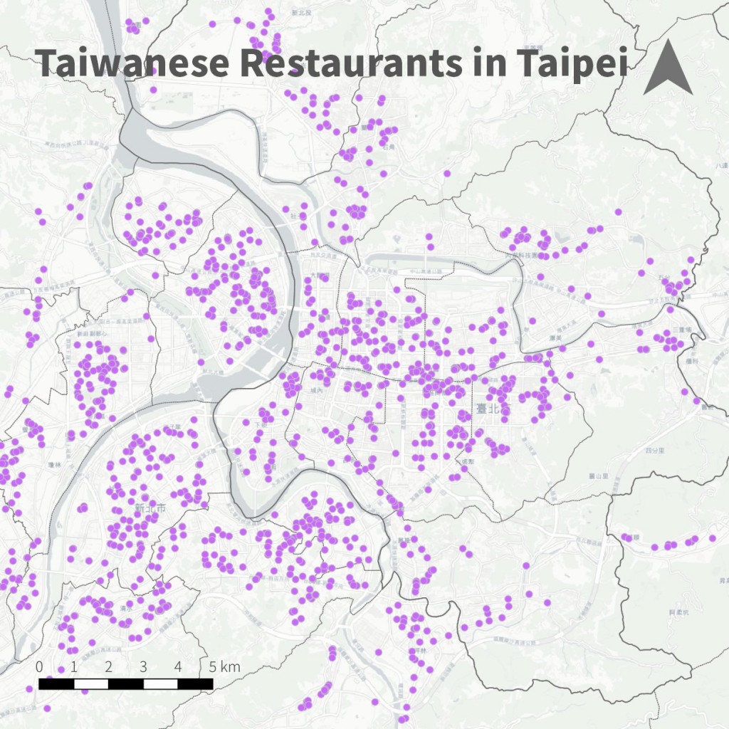 Taipei's Taiwanese restaurants 3x more than Chinese, proving independence
