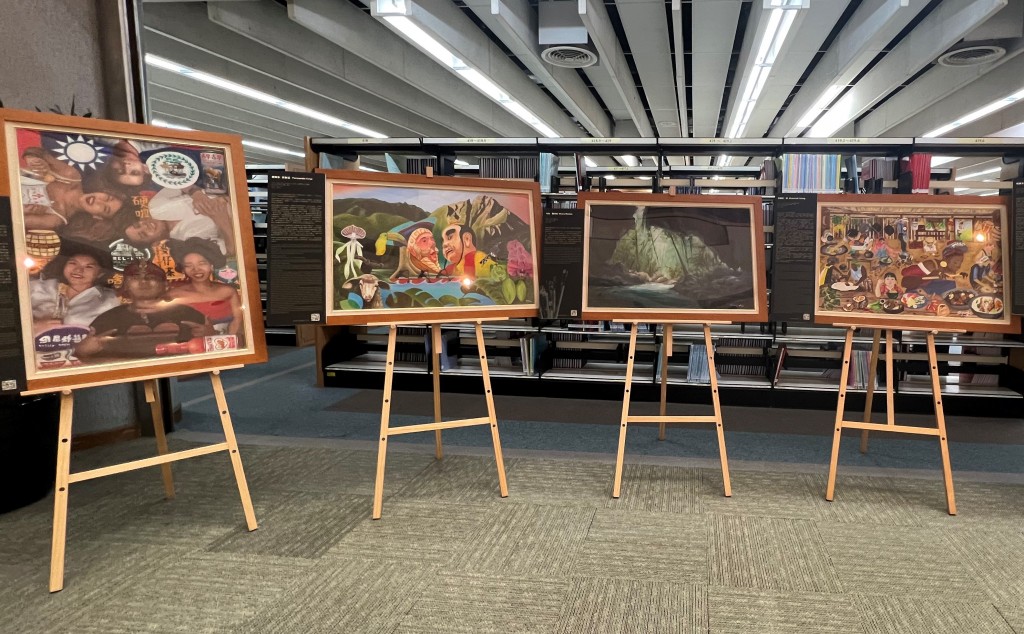 Belize Embassy launches art exhibit celebrating women at Taiwan's National Central Library