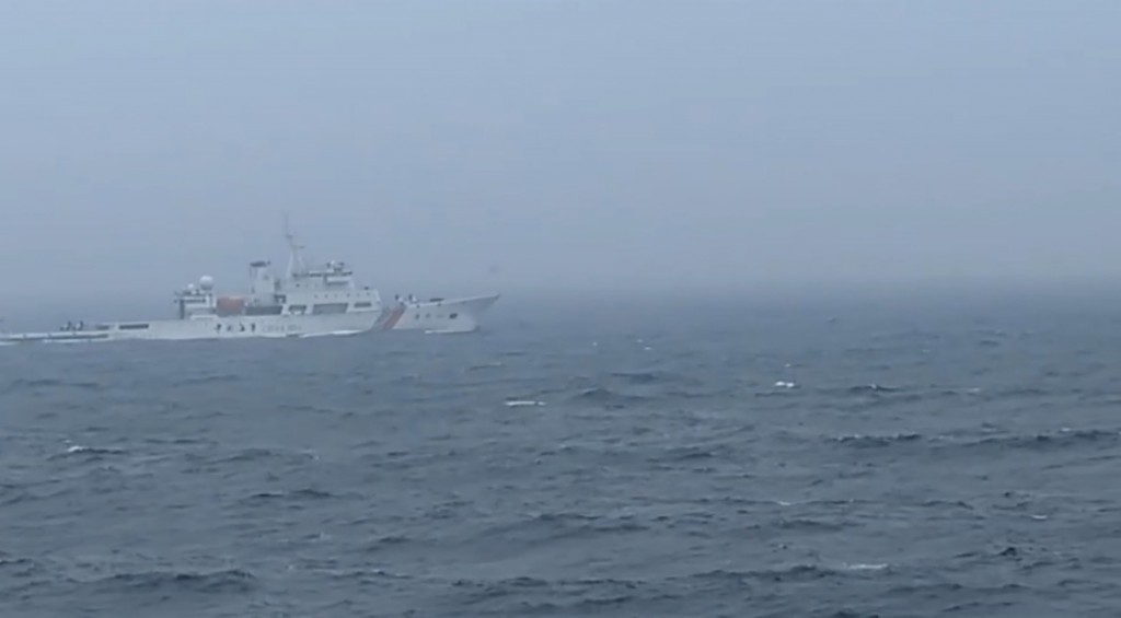 中國「海巡06」靠近台灣　我海巡署出動「新竹艦」監控　