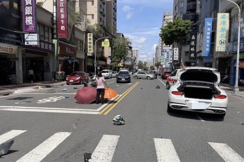 Student dies after scooter struck by Bentley in south Taiwan
