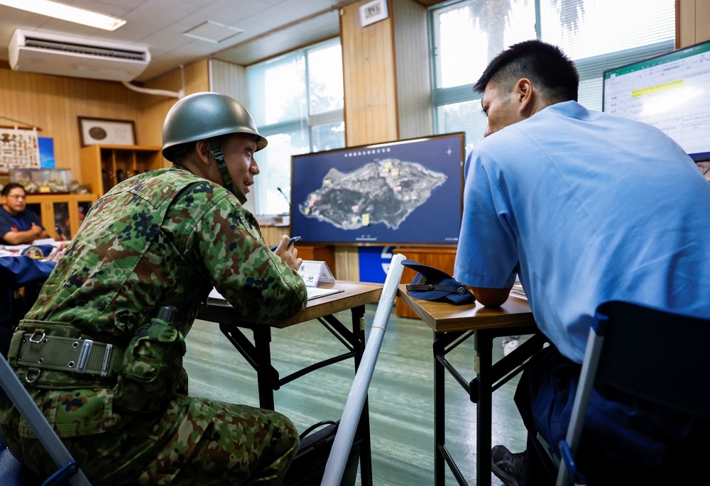 日本國境之西 與那國島疏散演習因應海嘯、台海戰爭