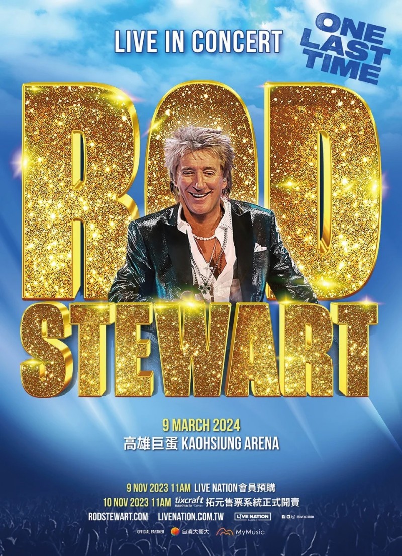 Rod Stewart to perform in Taiwan on March 9 for farewell tour